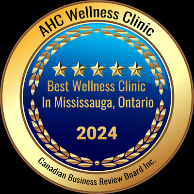 2024 CBRB Inc. AHC best Wellness Clinic in Mississauga Award Badge